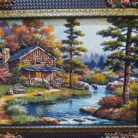 تابلو فرش همراه با قاب