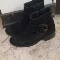 نیم بوت  جیر  مشکی  سایز ۳۹