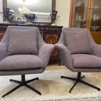 مبل پایه دار چرخشی ۳۶۰ درجه|مبلمان خانگی و میز عسلی|تهران, سید خندان (جلفا)|دیوار