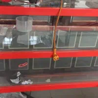 دو عدد میزشیشه ای دستگاه کپی