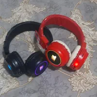 هدفن بی سیم بلوتوث چراغ دار سالم کارکرده