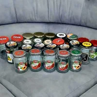 ۲۰ عدد شیشه تمیز و بدون بو برای چای ،حبوبات مربا