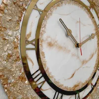 ساعت دیواری طرح مرمری|ساعت دیواری و تزئینی|تهران, مجیدیه|دیوار