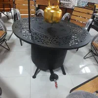 میز آتشدان آتشکده گازی CNC شعله بزرگ|مبلمان خانگی و میز عسلی|چهارباغ, |دیوار