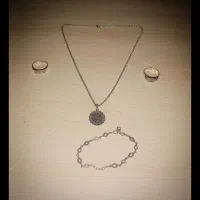 انگشتر وپلاک وزنجیر ودستبند نقره