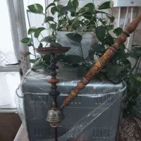 تنه قیلون قدیمی همراه با چوب|کلکسیون اشیاء عتیقه|قرچک, داوود آباد|دیوار