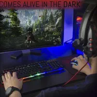 ست گیمینگ ارزلی ماوس کیبورد هدفون میکروفن موس پد|قطعات و لوازم جانبی رایانه|تبریز, |دیوار