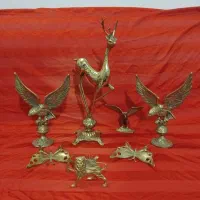 مجسمه های برنجی مجموعه حیوانات