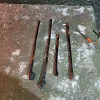 چوب دستی جنگلی|کلکسیون اشیاء عتیقه|فاضل آباد, |دیوار