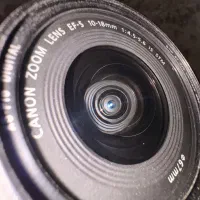 لنز Canon 10-18mm در حد آکبند با هود و فیلتر UV|دوربین عکاسی و فیلمبرداری|تهران, جیحون|دیوار