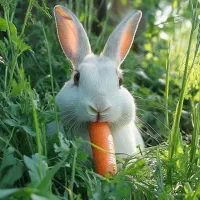 تعدادی خرگوش سفید