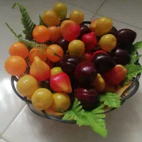 سبد میوه مصنوعی|صنایع دستی و سایر لوازم تزئینی|قم, انسجام|دیوار