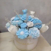 گیفت وباکس گل شمع