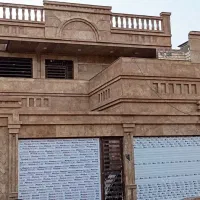 اجرای نما ساختمان همراه دستگاه برش آبی