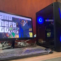 کامپیوتربامانیتورگیمینگcori5شیشه ای24ماه گارانتیA1