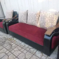 مبل دسته چوبی|مبلمان خانگی و میز عسلی|شیراز, هفت تنان|دیوار