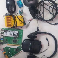 تعدادی قطعات کارکرده کامپیوتر و ...