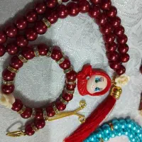 تسبیح.گیره روسری.دستبند.ست کامل.صلوات شمار