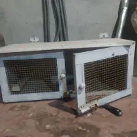 قفس کبوتر زد آب درب چفت دار قابل قفل شدن