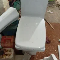 توالت فرنگی سنگ توالت روشویی ایینه شیر پمپ اب