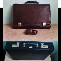کیف اداری چرم طبیعی و کیف سامسونت نو