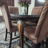 میز ناهارخوری|میز و صندلی غذاخوری|سمنان, |دیوار