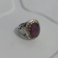 انگشتر یاقوت سرخ آفریقایی درشت|جواهرات|بجنورد, |دیوار