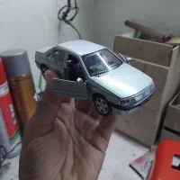 ماکت پژو ۴۰۵ (رنگ نقره ای) مقیاس کوچک|اسباب‌‌بازی|گمیشان, |دیوار