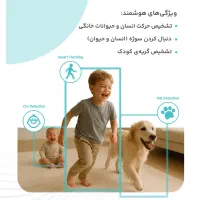 دوربین ۵ مگ ۳۶۰ /نصب آسان/۲سال گارانتی/ارسال پیامک|دوربین مداربسته|کرمانشاه, |دیوار