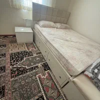 تخت ۲ نفره به همراه تشک و مبل ۶ نفره