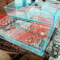ساخت انواع ویترین شیشه ای برای آجیل فروشی عطاری