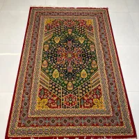 فرش دستباف گونه ۴ متری طرح بختیاری تمیز و سالم