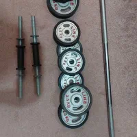 وزنه دمبل و میل هالتر و دمبل