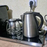 چای ساز کنار هم با صفحه لمسی