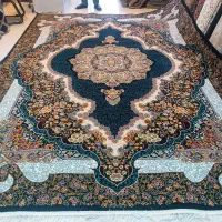 یک جفت فرش سورمه ای ۱۲متری ۷۰۰شانه تمام نخ|فرش|مشهد, شهید معقول|دیوار