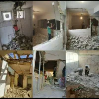 تخریب ، ایزوگام، دیوار چینی ،سیمان کاری