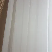 دو تا پرده پذیرایی یا اتاق خواب حریر شاین|پرده، رانر، رومیزی|تهران, خانی آباد نو شمالی|دیوار