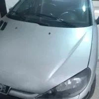 ۲۰۶نقره ای شاسی سالم تمام رنگ