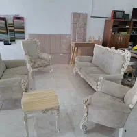 یک دست مبل ۷ نفره مدل نیلوفر در حد نو|مبلمان خانگی و میز عسلی|ملایر, |دیوار