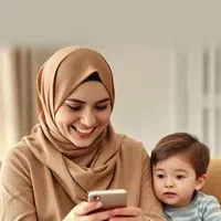کار با گوشی در منزل فقط خانم ها