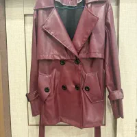 کاپشن چرم مناسب سایز ۴۸-۴۴