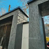 نمای ساختمان جدید میکروسمنت