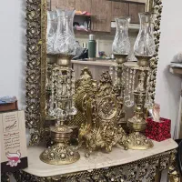 آیینه شمعدان برنج