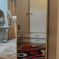 دو عدد دراور به همراه اینه قدی ریلی قفسه و کشودار|تخت و سرویس خواب|اصفهان, شیخ اشراق|دیوار