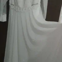 لباس پیراهن  مجلسی سفید زیبا