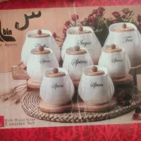 پاسماوری رنگ صورتی سفید۹ تیکه