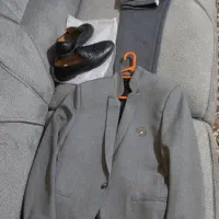 ست کت وشلوار مجلسی پدر و پسری و کفش مجلسی