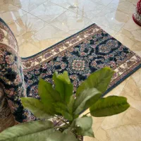 کناره فرش ۷۰۰ شانه گل برجسته/کرم سرمه ای نقرآبی|فرش|قم, نیروگاه|دیوار