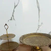 سرویس پذیرایی ۵پارچه آنتیک|ظروف سرو و پذیرایی|گرگان, |دیوار