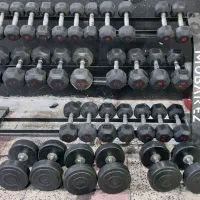 دمبل از ۵ کیلو تا ۳۵ کیلو به همراه وزنه ۵ تا ۱۵